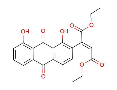 diethyl 2-(9,10-dihydro-1,8-dihydroxy-9,10-dioxo-anthracen-2-yl)fumarate
