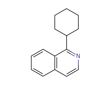 Molecular Structure of 33538-11-3 (Isoquinoline, 1-cyclohexyl-)