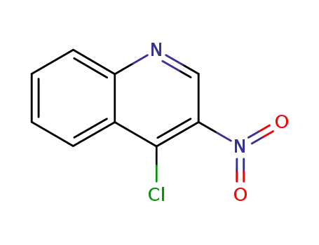 Molecular Structure of 39061-97-7 (4-Chloro-3-nitroquinoline)