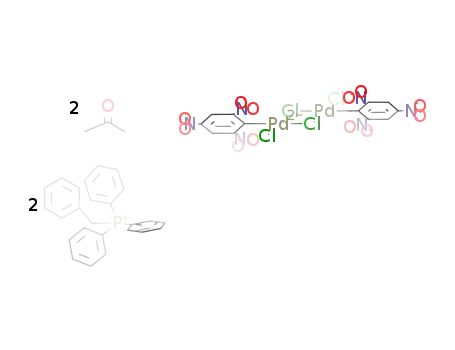 {PhCH2PPh3}{Pd2(2,4,6-trinitrophenyl)2Cl2(μ-Cl)2} * 2Me2CO