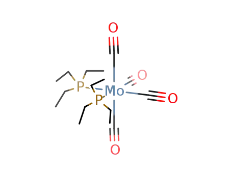 cis-{molybdenum(0)(carbonyl)4(P(ethyl)3)2}