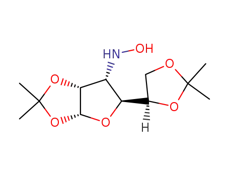 N-[(3aR,5S,6R,6aR)-5-((R)-2,2-Dimethyl-[1,3]dioxolan-4-yl)-2,2-dimethyl-tetrahydro-furo[2,3-d][1,3]dioxol-6-yl]-hydroxylamine
