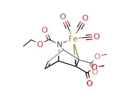 (2,3-dicarbomethoxy-7-(carbethoxy)-7-azanorbornadiene)tricarbonyliron