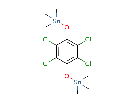 1,4-bis(trimethylstannoxy)-2,3,5,6-tetrachlorobenzene