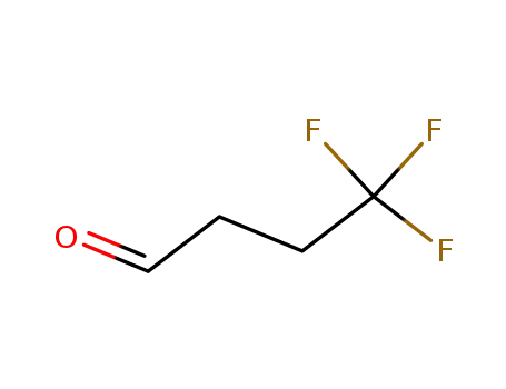 Molecular Structure of 406-87-1 (4,4,4-TRIFLUOROBUTYRALDEHYDE)