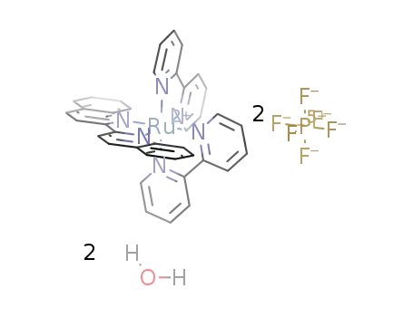 bis(2,2'-dipyridyl)(2,2'-diquinolyl)ruthenium(II) hexafluorophosphate dihydrate
