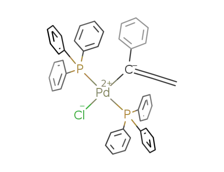 PdCl(P(C6H5)3)2(C(C6H5)CCH2)