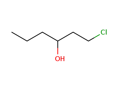 Molecular Structure of 52418-81-2 (3-Hexanol, 1-chloro-)