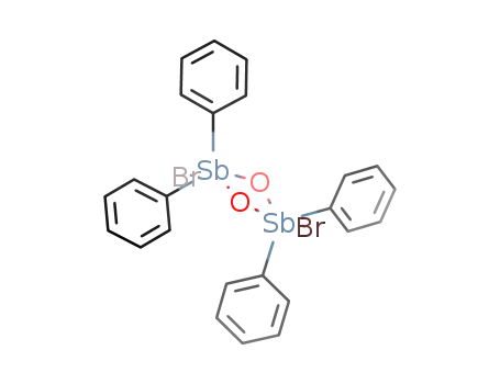 Molecular Structure of 102829-02-7 (1,3,2,4-Dioxadistibetane,
2,4-dibromo-2,2,4,4-tetrahydro-2,2,4,4-tetraphenyl-)