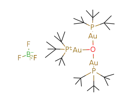 tris([tri(tert-butyl)phosphine]gold(I))oxonium tetrafluoroborate