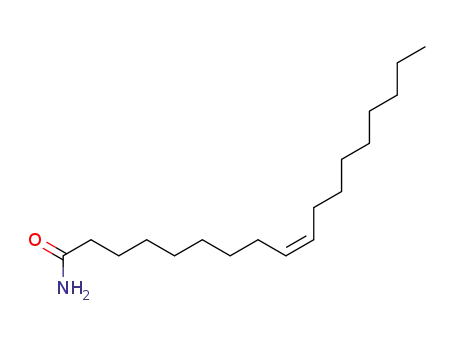 Molecular Structure of 301-02-0 (9-Octadecenamide, (9Z)-)