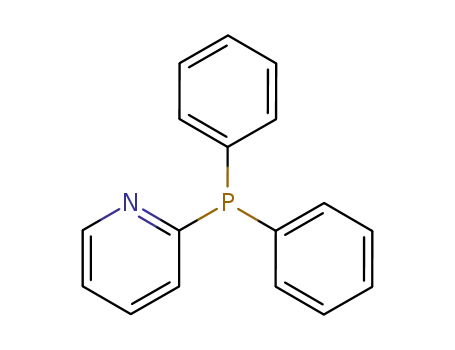 Molecular Structure of 37943-90-1 (Diphenyl-2-pyridylphosphine)