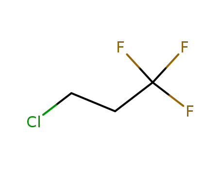 Molecular Structure of 460-35-5 (3-CHLORO-1,1,1-TRIFLUOROPROPANE)