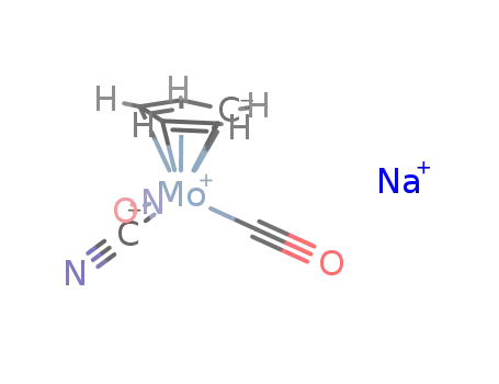 Na[(η5-cyclopentadienyl)(nitrosyl)(carbonyl)(cyano)Mo]