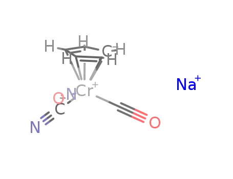 Na[(η5-cyclopentadienyl)(nitrosyl)(cyano)Cr]