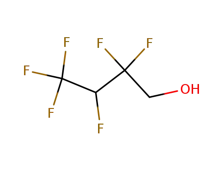 Molecular Structure of 382-31-0 (2,2,3,4,4,4-HEXAFLUORO-1-BUTANOL)