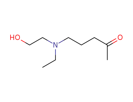 Molecular Structure of 74509-79-8 (5-[ethyl(2-hydroxyethyl)amino]pentan-2-one)