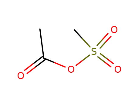 Molecular Structure of 5539-53-7 (acetyl Methanesulfonate)