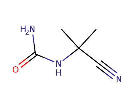 Molecular Structure of 79662-84-3 (1-(2-cyanopropan-2-yl)urea)