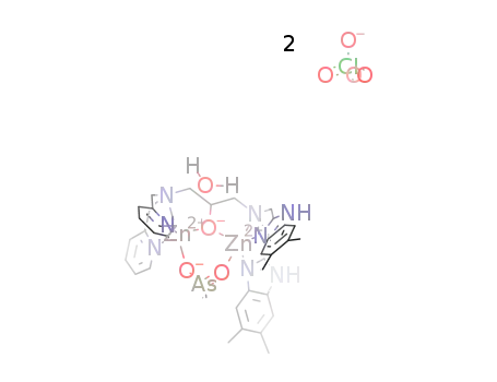 [[Zn2(N,N-bis[(5,6-dimethyl)benzimidazolylmethyl]-N',N'-bis(2-pyridylmethyl)-1,3-diamino-2-propanolate](O2AsMe2)](ClO4)2*H2O