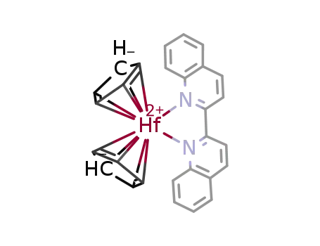 (η(5)-cyclopentadienyl)2Hf(2,2'-biquinoline)