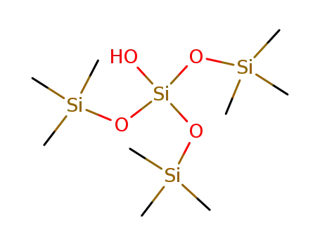 Molecular Structure of 17477-97-3 (tris(Trimethylsilyloxy)silanol)