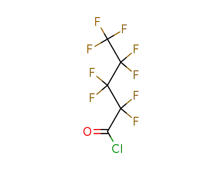 Molecular Structure of 375-60-0 (NONAFLUOROPENTANOYL CHLORIDE)