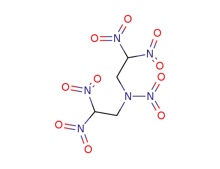 Molecular Structure of 28762-10-9 (Ethanamine, N-(2,2-dinitroethyl)-N,2,2-trinitro-)