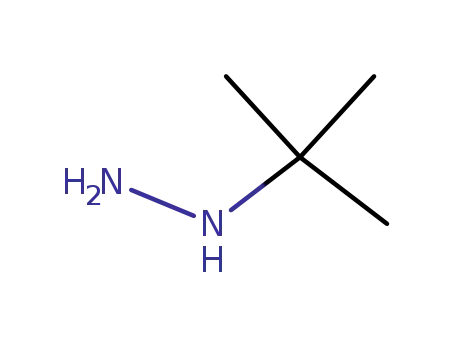 Molecular Structure of 32064-67-8 (tert-Butyl hydrazine)