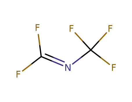 Molecular Structure of 371-71-1 ((trifluoromethyl)carbonimidic difluoride)