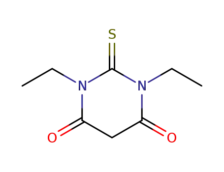 Molecular Structure of 5217-47-0 (1,3-Diethyl-2-thiobarbituric acid)