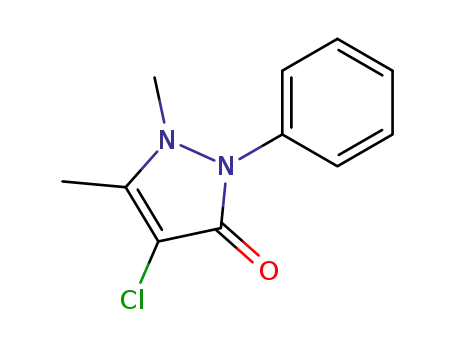 4-chloro-1,2-dihydro-1,5-dimethyl-2-phenyl-3H-pyrazol-3-one