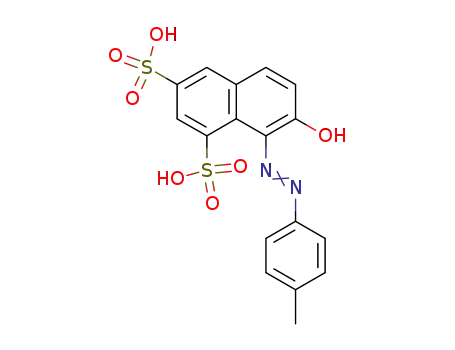 7-hydroxy-8-p-tolylazo-naphthalene-1,3-disulfonic acid