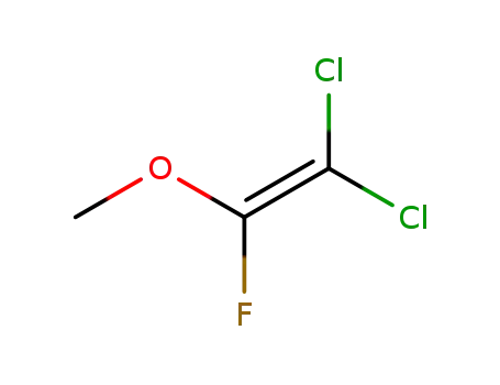 Molecular Structure of 433-50-1 (Ethene, 1,1-dichloro-2-fluoro-2-methoxy-)