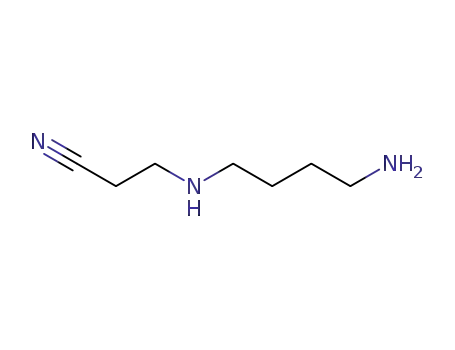 Molecular Structure of 4748-73-6 (N-(2-Cyanoethyl)-1,4-diaminobutane)