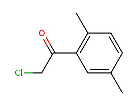 Molecular Structure of 50690-11-4 (Ethanone, 2-chloro-1-(2,5-dimethylphenyl)- (9CI))
