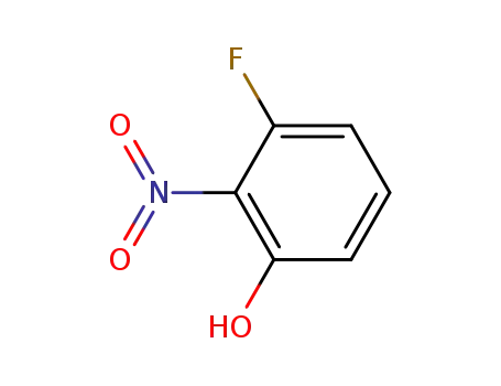 Molecular Structure of 385-01-3 (3-Fluoro-2-nitrophenol)