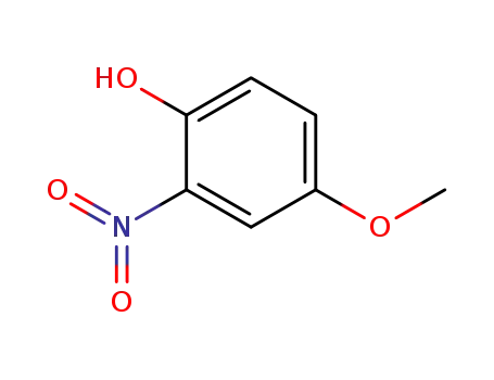 Molecular Structure of 1568-70-3 (4-Methoxy-2-nitrophenol)