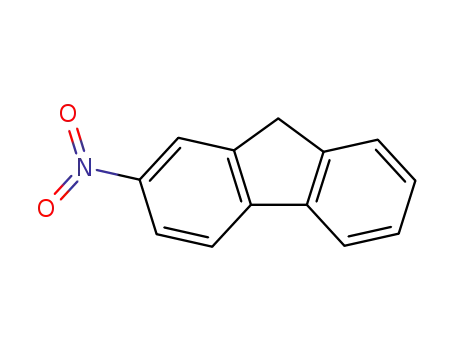 Molecular Structure of 607-57-8 (2-Nitrofluorene)