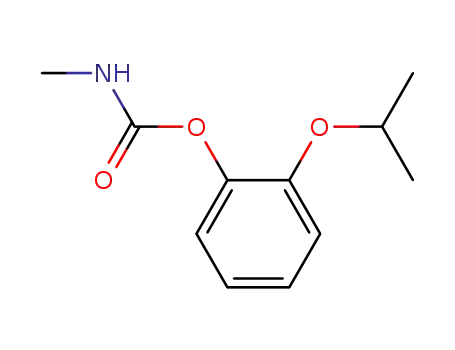 Molecular Structure of 114-26-1 (2-Methylethoxyphenyl carbamate)