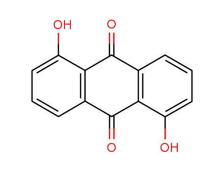 Molecular Structure of 117-12-4 (1,5-Dihydroxyanthraquinone)