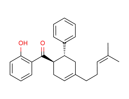 (2-hydroxyphenyl)((1R,2R)-5-(4-methylpent-3-en-1-yl)-1,2,3,6-tetrahydro-[1,1'-biphenyl]-2-yl)methanone