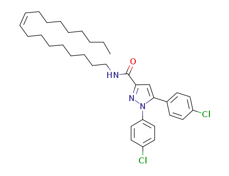 N-(1-oleyl)-1,5-bis(4-chlorophenyl)-1H-pyrazole-3-carboxamide