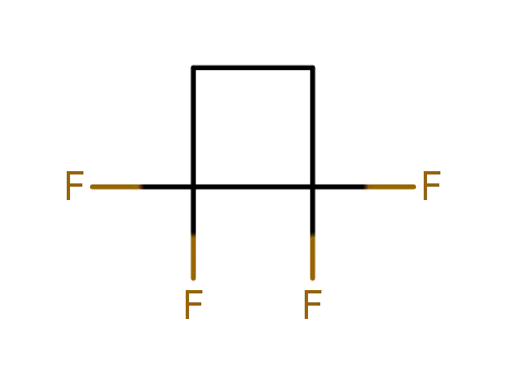 Molecular Structure of 374-12-9 (1,1,2,2-tetrafluorocyclobutane)