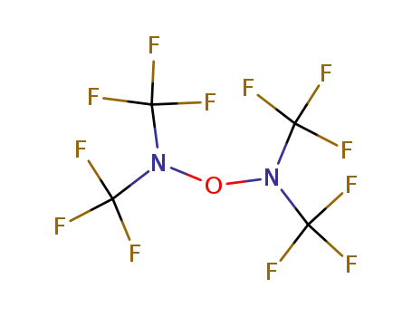 Molecular Structure of 6141-72-6 (Methanamine, N,N'-oxybis[1,1,1-trifluoro-N-(trifluoromethyl)-)