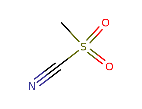 Molecular Structure of 24225-08-9 (methanesulphonyl cyanide)