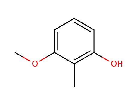Molecular Structure of 6971-52-4 (3-Methoxy-2-methylphenol)