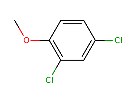 Molecular Structure of 553-82-2 (2,4-DICHLOROANISOLE)