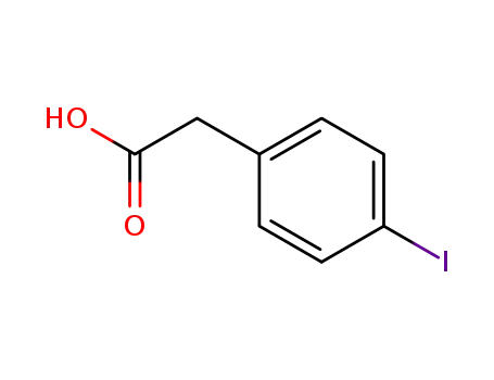 Molecular Structure of 1798-06-7 (4-Iodophenylacetic acid)