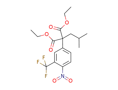 diethyl 2-isobutyl-2-(4-nitro-3-(trifluoromethyl)phenyl)malonate